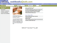 Tablet Screenshot of cookbooksforsale.com